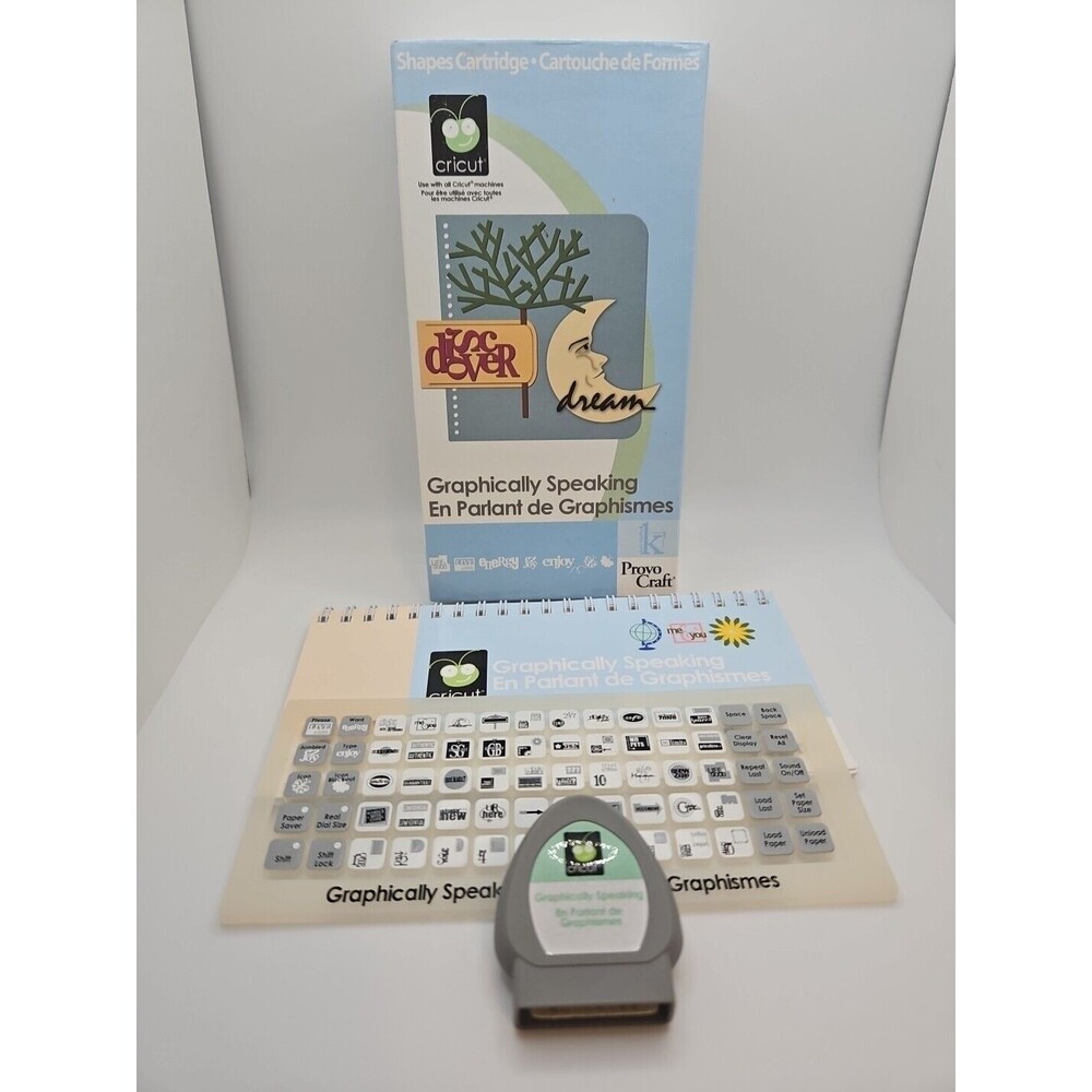 Cricut Cartridge Graphically Speaking Link Provo Craft Complete 29-0590 Cricket